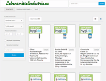Tablet Screenshot of lebensmittelindustrie.eu